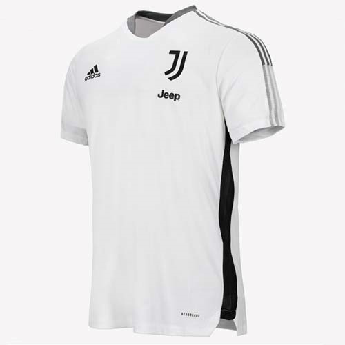 Trainingsshirt Trikot Juventus 2021-2022 Weiß Günstige Fußballtrikots